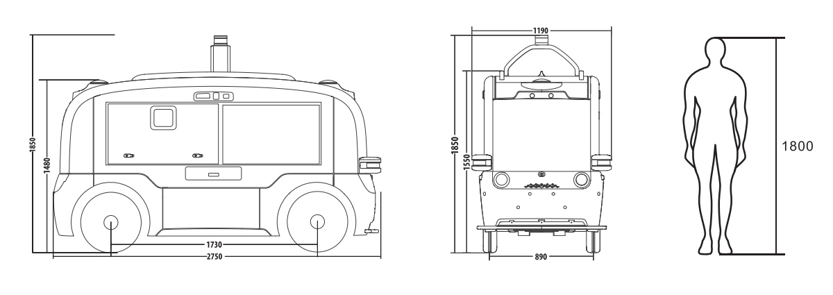 萬(wàn)德福無(wú)人回收車(chē)尺寸